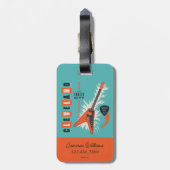 Cleveland Ohio | Elektrische gitaar Bagagelabel (Achterkant verticaal)