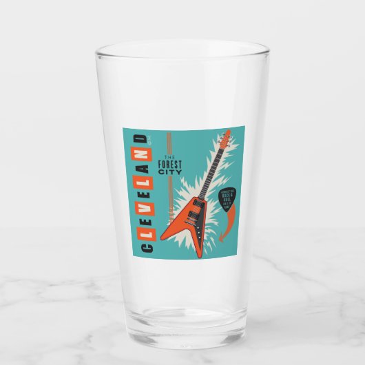 Cleveland Ohio | Elektrische gitaar Glas (Voorkant)