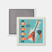 Cleveland Ohio | Elektrische gitaar Magneet (Voorkant / Achterkant)