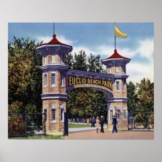 Cleveland Ohio Euclid Beach Park Poster (Voorkant)