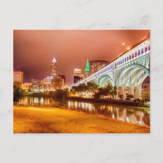 Cleveland Ohio horizon Briefkaart (Voorkant)