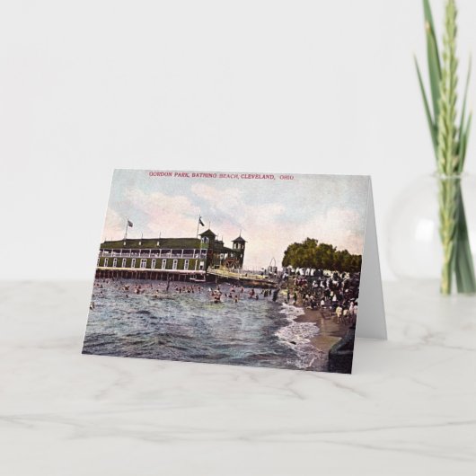 Cleveland, Ohio Kaart (Voorkant)