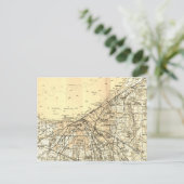 Cleveland Ohio  kaart (Staand voorkant)