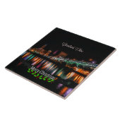 Cleveland, Ohio Kerstmis Tegeltje (Zijkant)