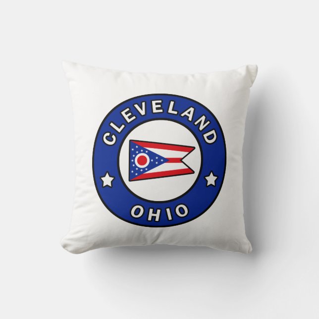 Cleveland Ohio Kussen (Voorkant)