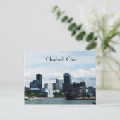 CLEVELAND OHIO, LAKE ERIE SHORE briefkaart (Staand voorkant)