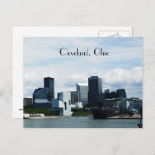 CLEVELAND OHIO, LAKE ERIE SHORE briefkaart (Voorkant / Achterkant)
