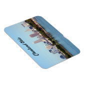 Cleveland, Ohio Lake Skyline Magnet Magneet (Rechterzijde)