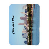 Cleveland, Ohio Lake Skyline Magnet Magneet (Verticaal)