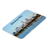 Cleveland, Ohio Lake Skyline Magnet Magneet (Linkerzijde)