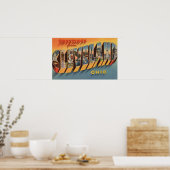 Cleveland, Ohio - Large Letter Scenes 2 Poster (Keuken)