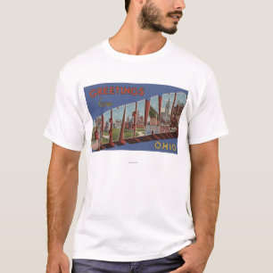 Cleveland, Ohio - Large Letter Scenes 3 T-shirt