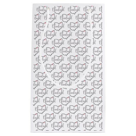 Cleveland Ohio Love Klein Cadeauzakje (Voorkant)