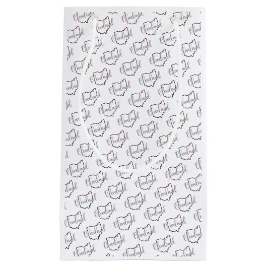 Cleveland Ohio Love Klein Cadeauzakje (Voorkant)