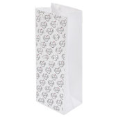 Cleveland Ohio Love Wijn Cadeautas (Achterkant Gekanteld)