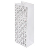 Cleveland Ohio Love Wijn Cadeautas (Achterkant Gekanteld)