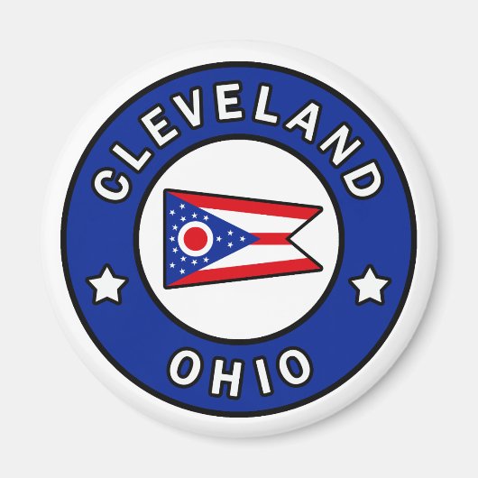 Cleveland Ohio Magneet (Voorkant)