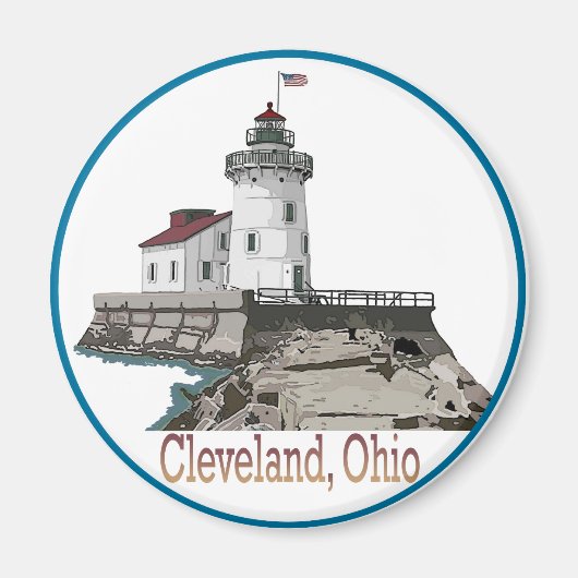 Cleveland Ohio Magneet (Voorkant)