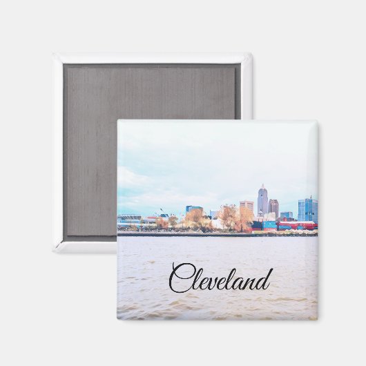 Cleveland Ohio Magnet (Voorkant / Achterkant)