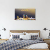 Cleveland, Ohio Million Dollar Uitzicht Canvas Afdruk (Insitu (Slaapkamer))