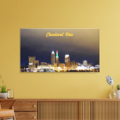Cleveland, Ohio Million Dollar Uitzicht Canvas Afdruk (Insitu (Woonkamer))