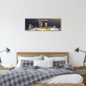 Cleveland, Ohio Million Dollar Uitzicht Wrapped Ca Canvas Afdruk (Insitu (Slaapkamer))