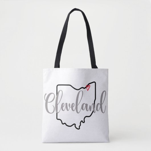 Cleveland Ohio Mok Tote Bag (Voorkant)