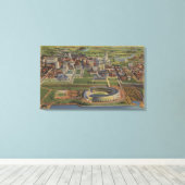 Cleveland, Ohio - Municipal Canvas Afdruk (Insitu (Houten vloer))