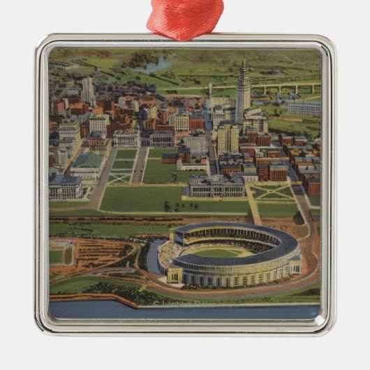 Cleveland, Ohio - Municipal Metalen Ornament (Voorkant)