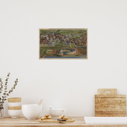 Cleveland, Ohio - Municipal Poster (Keuken)