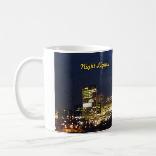 Cleveland, Ohio Night Lights Skyline Mok (Links)