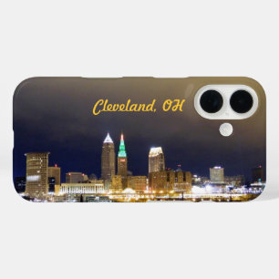 Cleveland, Ohio Night Skyline Hoesje