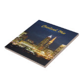 Cleveland, Ohio Nights Tile Tegeltje (Zijkant)