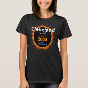 Cleveland Ohio OH Totale Zonsverduistering 2024 2 T-shirt