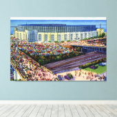 Cleveland Ohio Ohio Oud Gemeentelijk Stadion Canvas Afdruk (Insitu (Houten vloer))