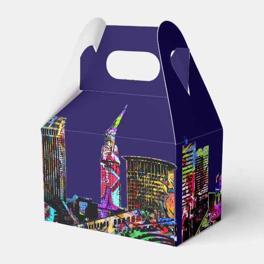 Cleveland, Ohio op graffiti Bedankdoosjes (Achterkant)