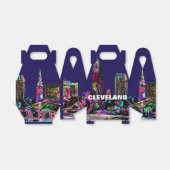 Cleveland, Ohio op graffiti Bedankdoosjes (Uitgevouwen)