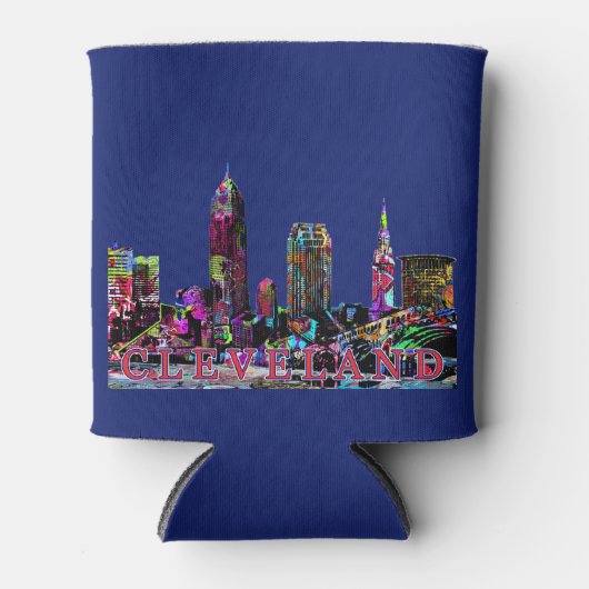 Cleveland, Ohio op graffiti Blikjeskoeler (Voorkant)