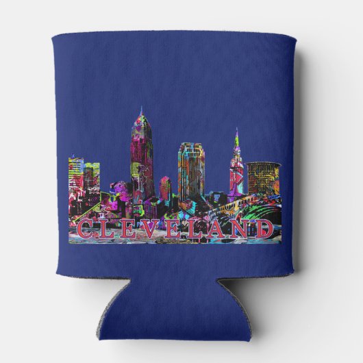 Cleveland, Ohio op graffiti Blikjeskoeler (Achterkant)