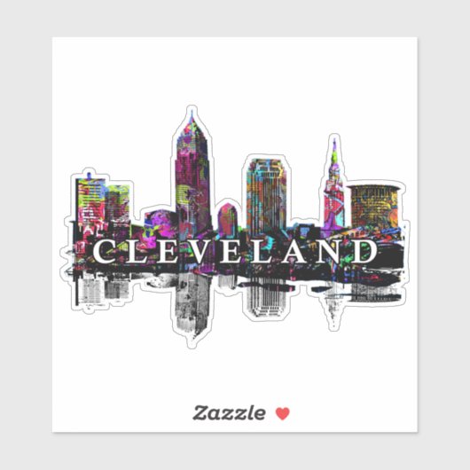 Cleveland, Ohio op graffiti Sticker (Vel)