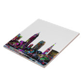 Cleveland, Ohio op graffiti Tegeltje (Zijkant)