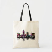 Cleveland, Ohio op graffiti Tote Bag (Voorkant)