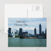 CLEVELAND, OHIO OP HET briefkaart VAN DE MACHT (Voorkant / Achterkant)