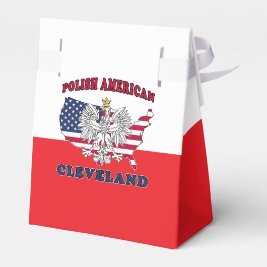 Cleveland Ohio Polish Eagle Bedankdoosjes (Achterkant)