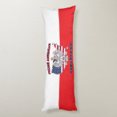 Cleveland Ohio Polish Eagle Lichaamskussen (Achterkant (Verticaal))