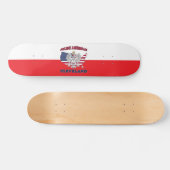 Cleveland Ohio Polish Eagle Persoonlijk Skateboard (Horizontaal)