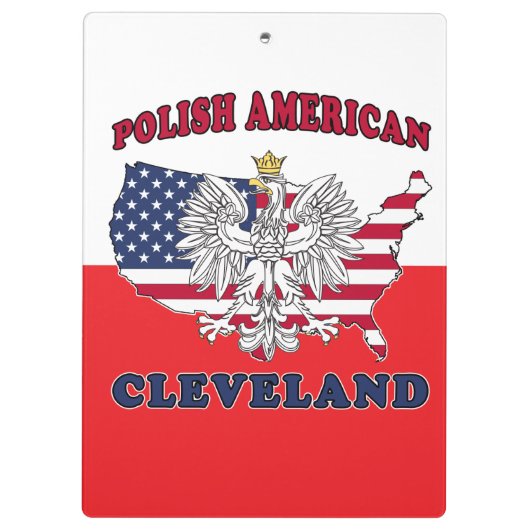 Cleveland Ohio Polish Klembord (Achterkant)