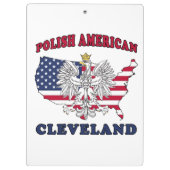 Cleveland Ohio Polish Klembord (Achterkant)