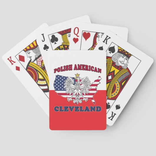 Cleveland Ohio Polish Pokerkaarten (Achterkant)