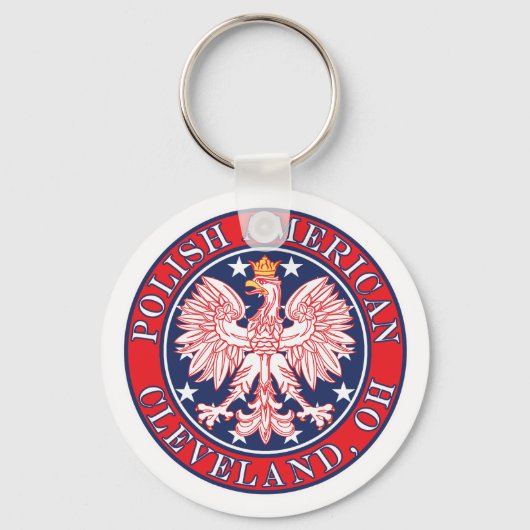 Cleveland Ohio Polish Sleutelhanger (Voorkant)